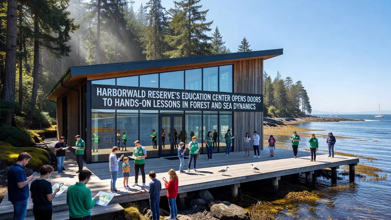 Harborwald Reserve's Education Center Opens Doors to Hands-On Lessons in Forest and Sea Dynamics